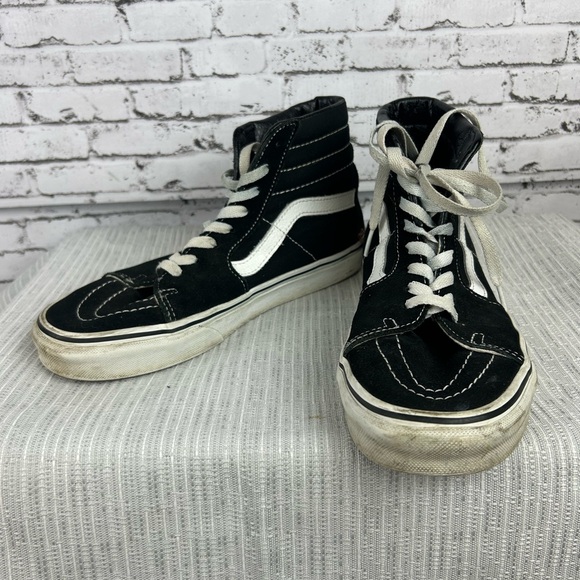 Vans Shoes - Vans | black sk8 high top skate shoes sneakers size 8.5